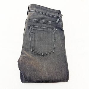 Helmut Lang Gray Charcoal Skinny Denim Jeans Zip Fly Size 26